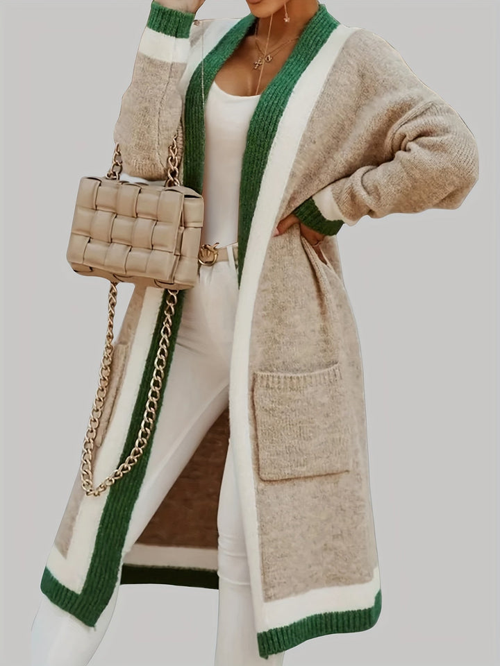 Long Loose Cardigan with Pockets