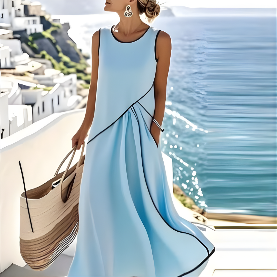 Saige Striped Summer Dress |