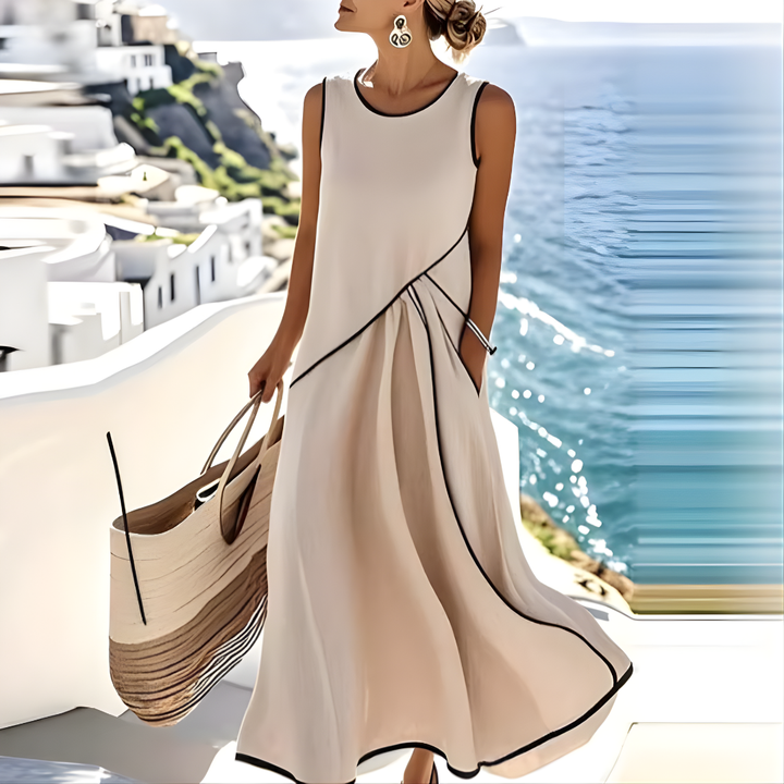 Saige Striped Summer Dress |