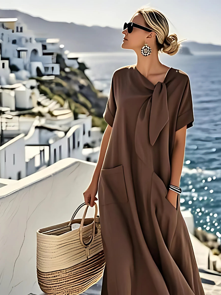 Ella Elegant Dress with Pockets | Pockets